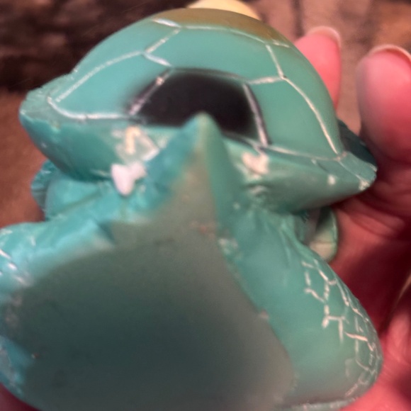 Sea Turtle Figurine Meditating Frog - Picture 4 of 7